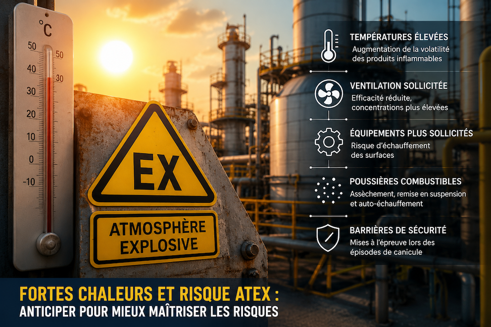 Canicules et risque ATEX : le changement climatique impose-t-il de repenser certaines analyses de risques ?