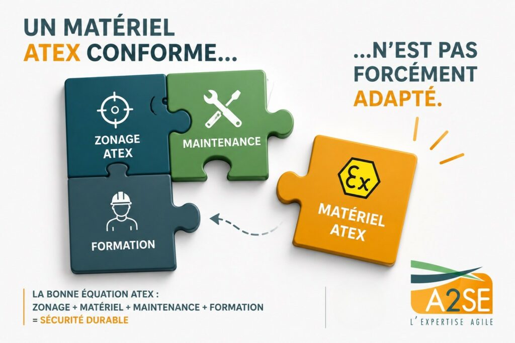 un materiel ATEX conforme n'est pas forcément adapté - A2SE Conseil